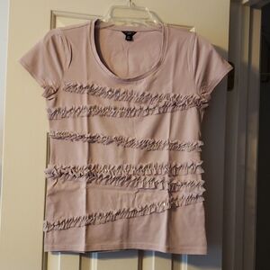 Ann Taylor Petite Beige Top Size SP